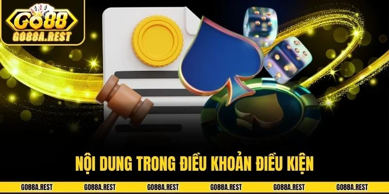 Nội dung trong điều khoản điều kiện